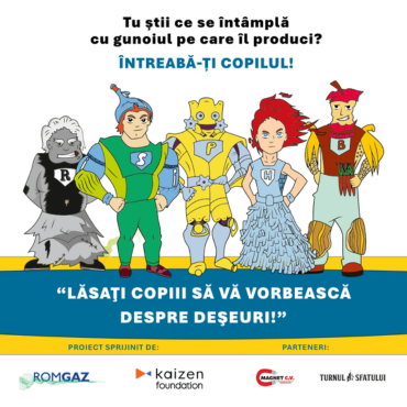 Proiectul ”Lăsați copiii să vă vorbească despre deșeuri”, susţinut de ROMGAZ