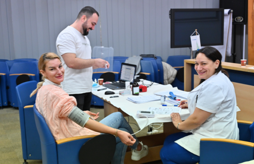 Saving lives at the office!