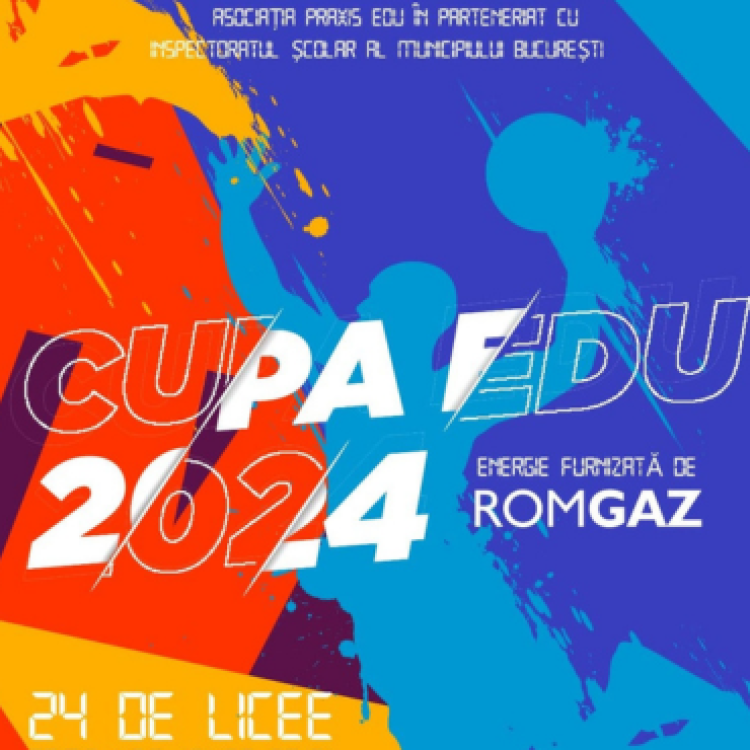 ROMGAZ sprijină proiectul competițional de baschet între licee - CUPA EDU, Ediția 2024